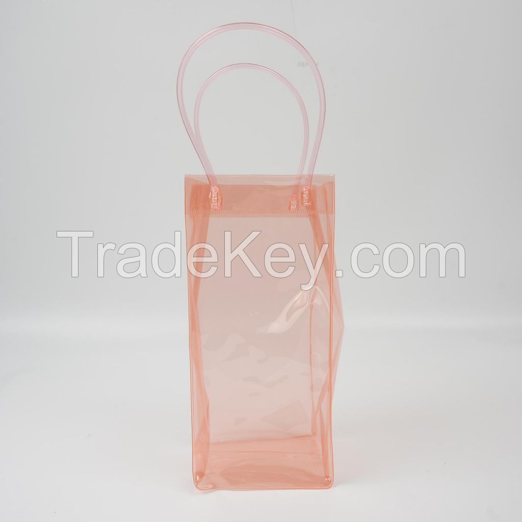 Custom Clear Wine Ice Tote Bag