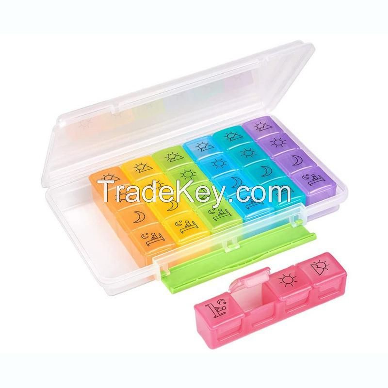 Rainbow 7 Days Pill Box