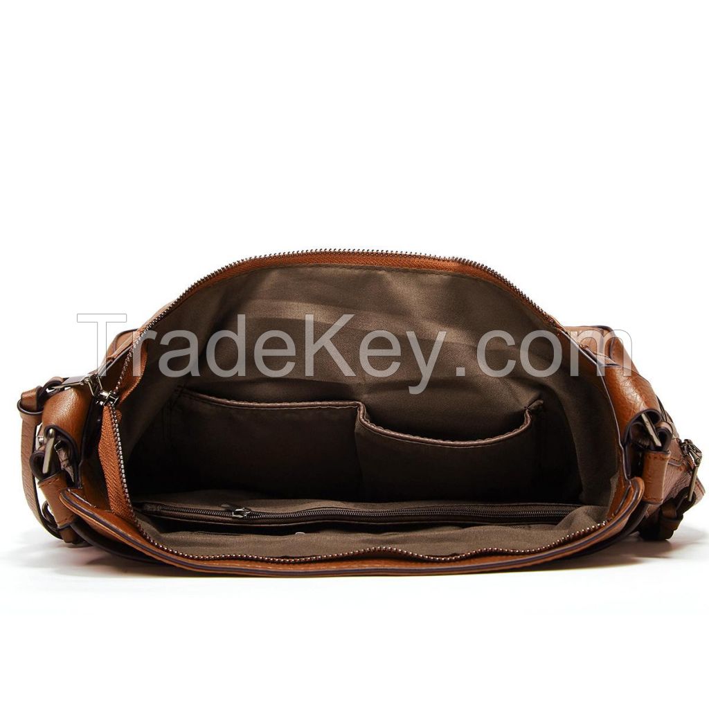 Large PU Leather Shoulder Bag