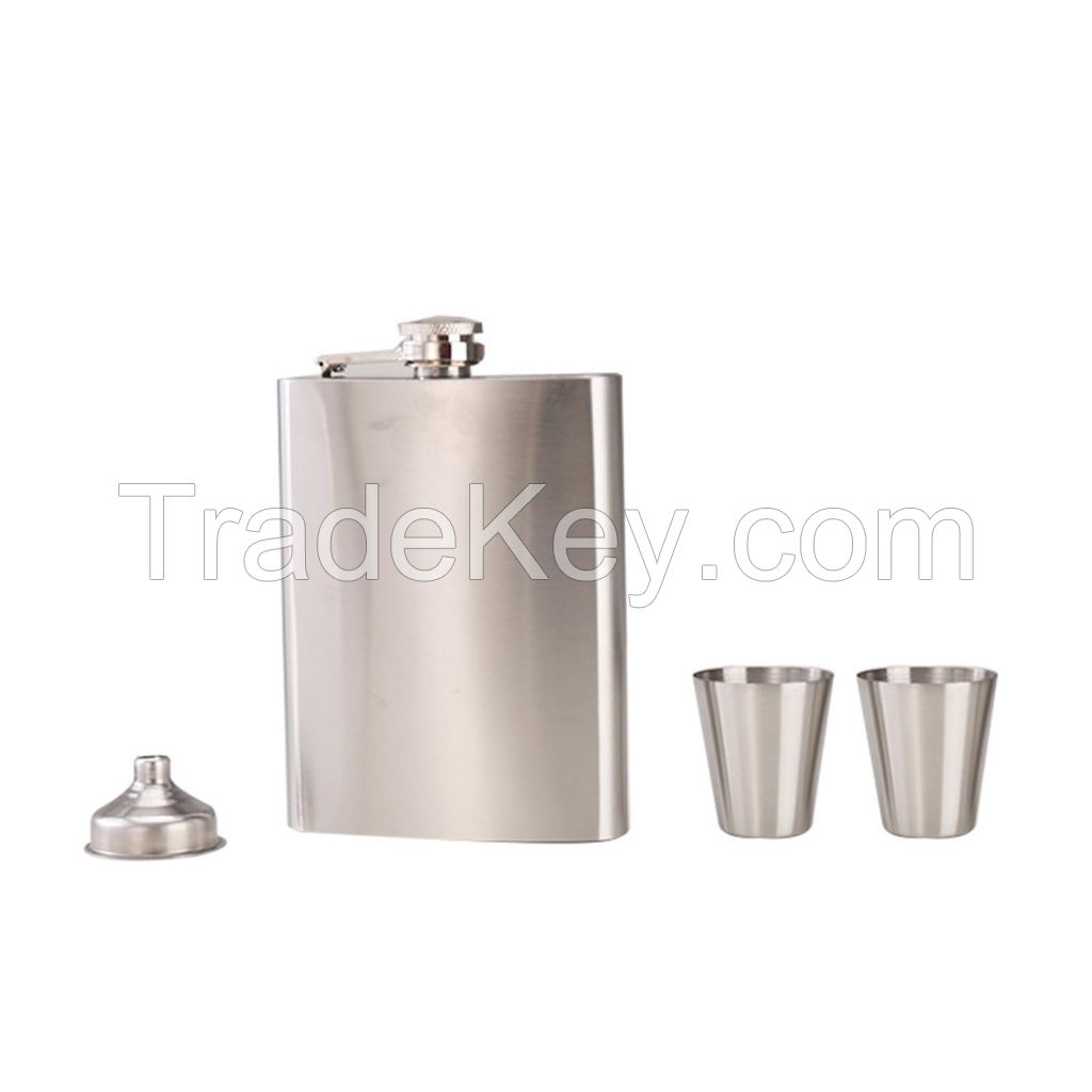 Personalized 7 oz. Hip Flask Gift Set