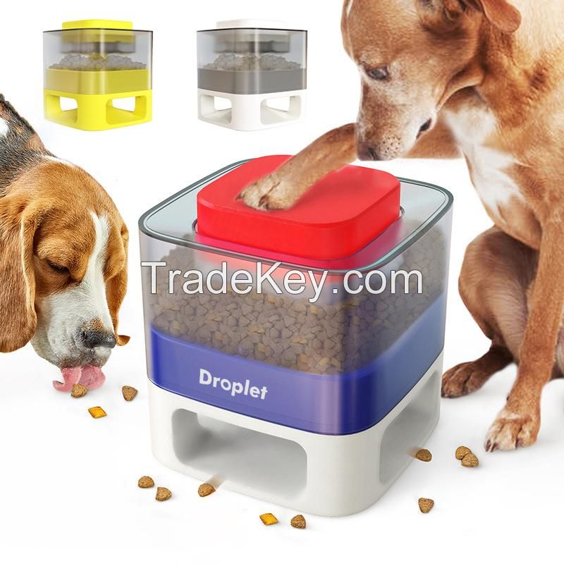 Dog Treat Dispenser Toy With Button