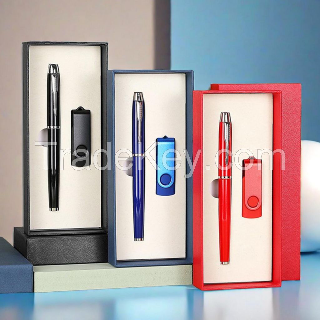 Ballpoint Pen And USB Flash Drive Set