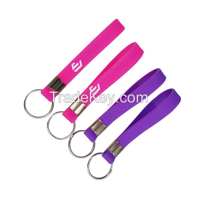 Silicone Keychain Wristband