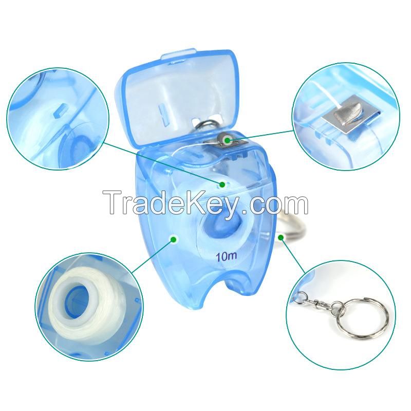 Portable Dental Floss Keyring