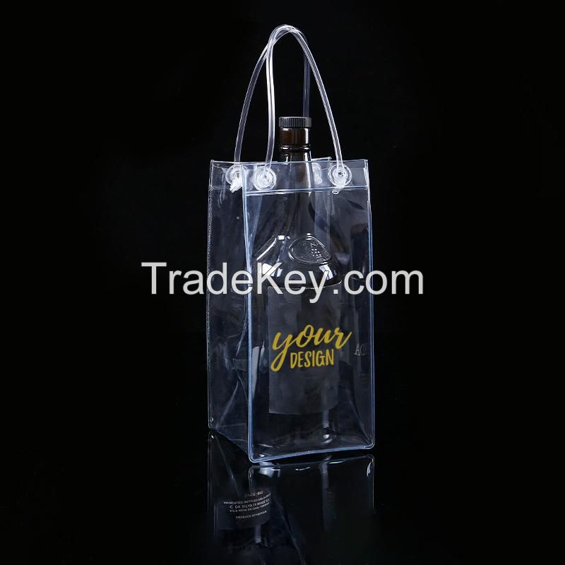 PVC Plastic Wine Gift Bag