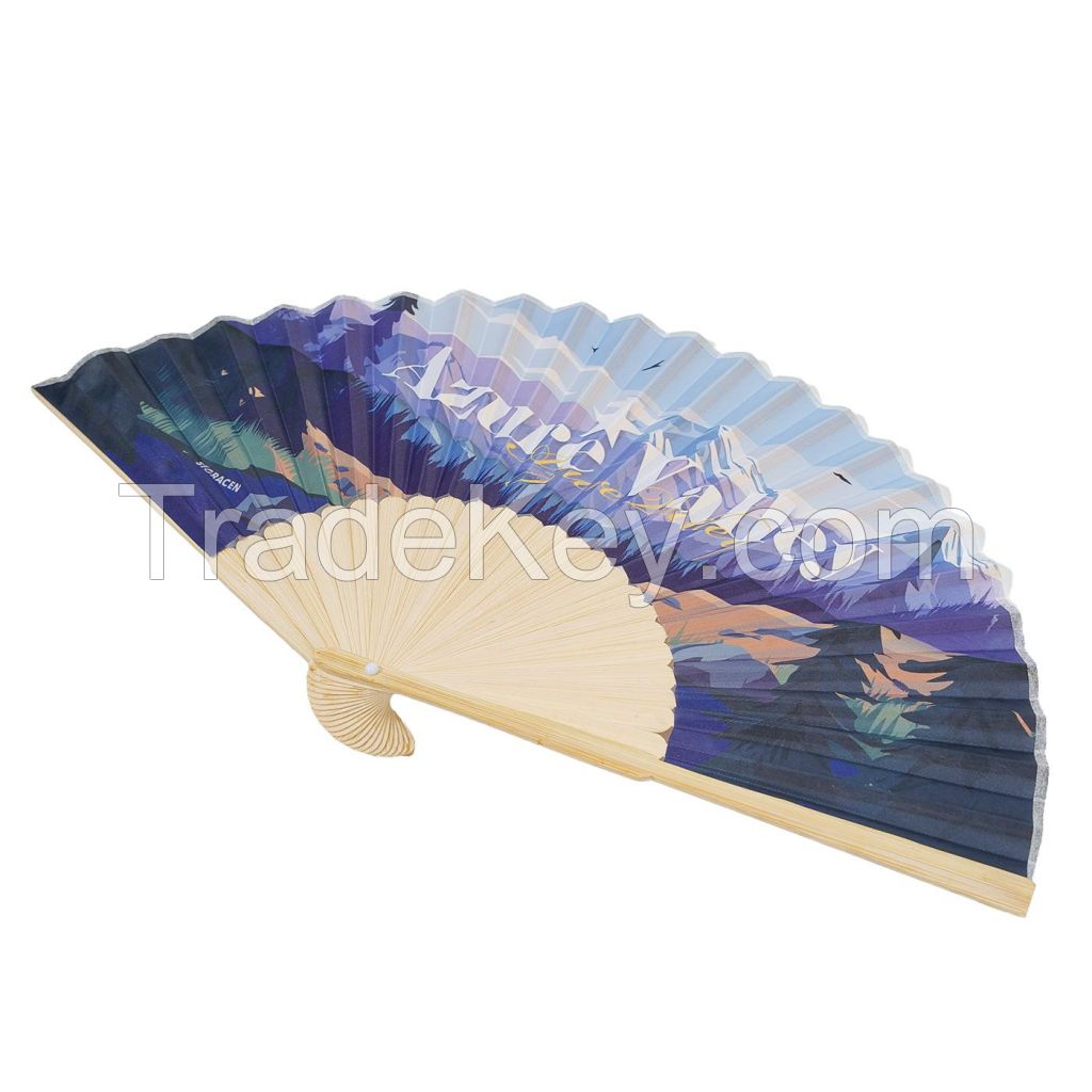 Handheld Fabric Folding Fan