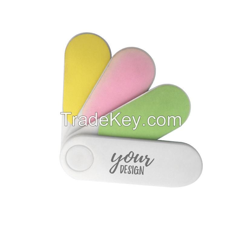 4 In 1 Promotional Pocket Rotating Mini Nail File