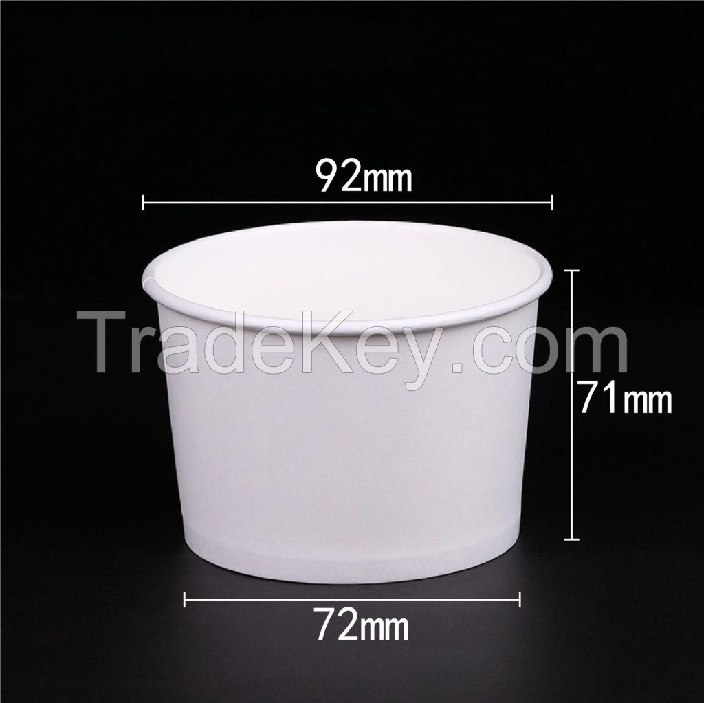 350ml Customizable Paper Ice Cream Bowl