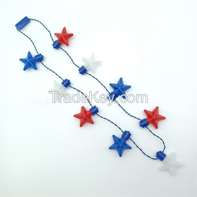 Light up Independence Day Necklace