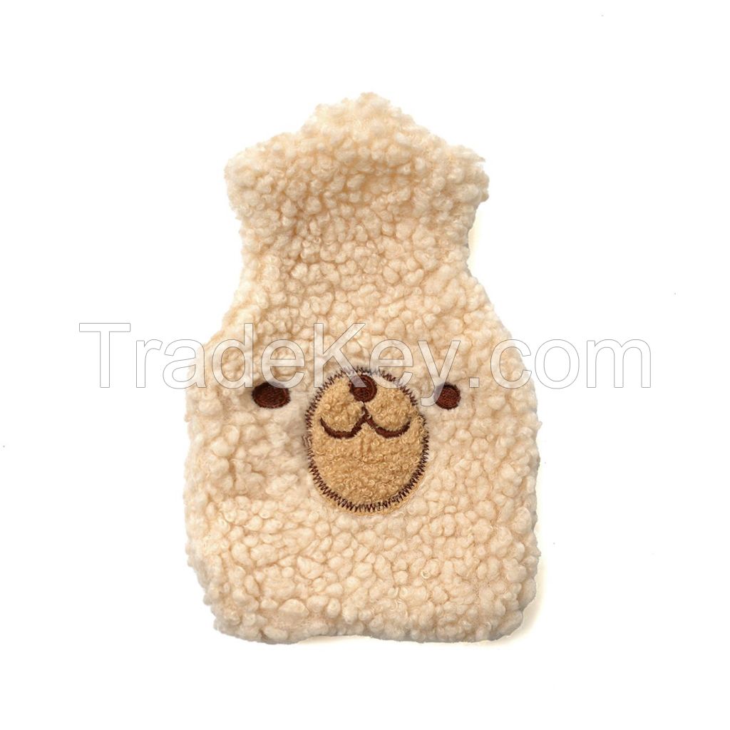 Hot Water Bag With Fur Cover