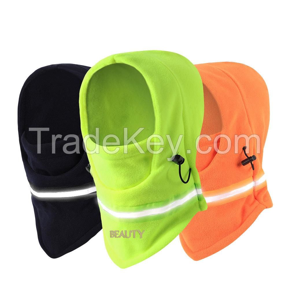 Reflective Thermal Fleece Face Ski Mask