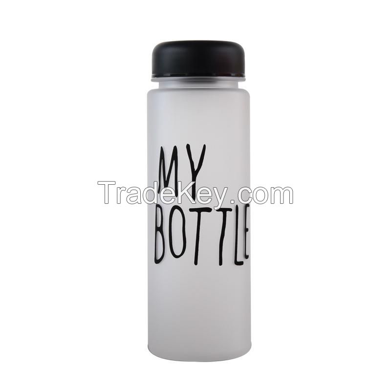 16oz. Frosted Plastic Water Bottle