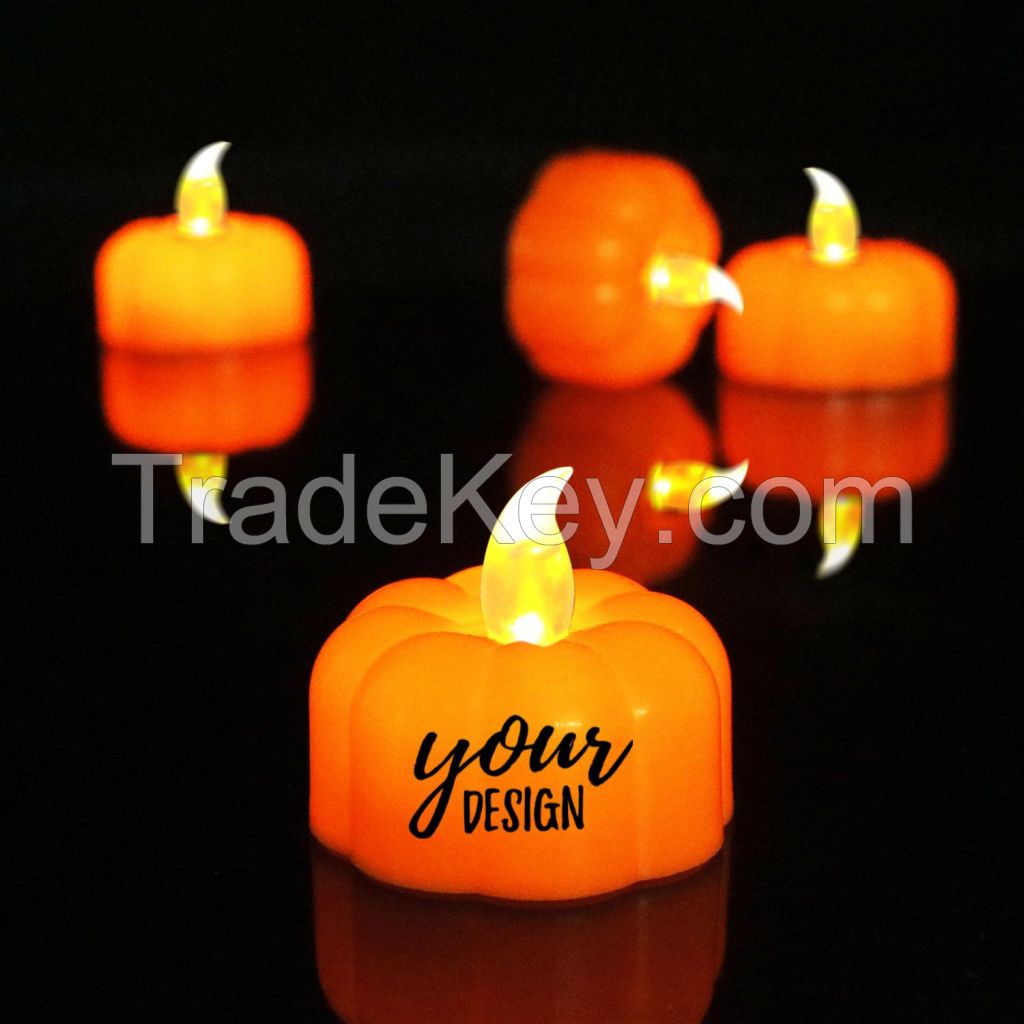 Halloween Pumpkin Tea Light