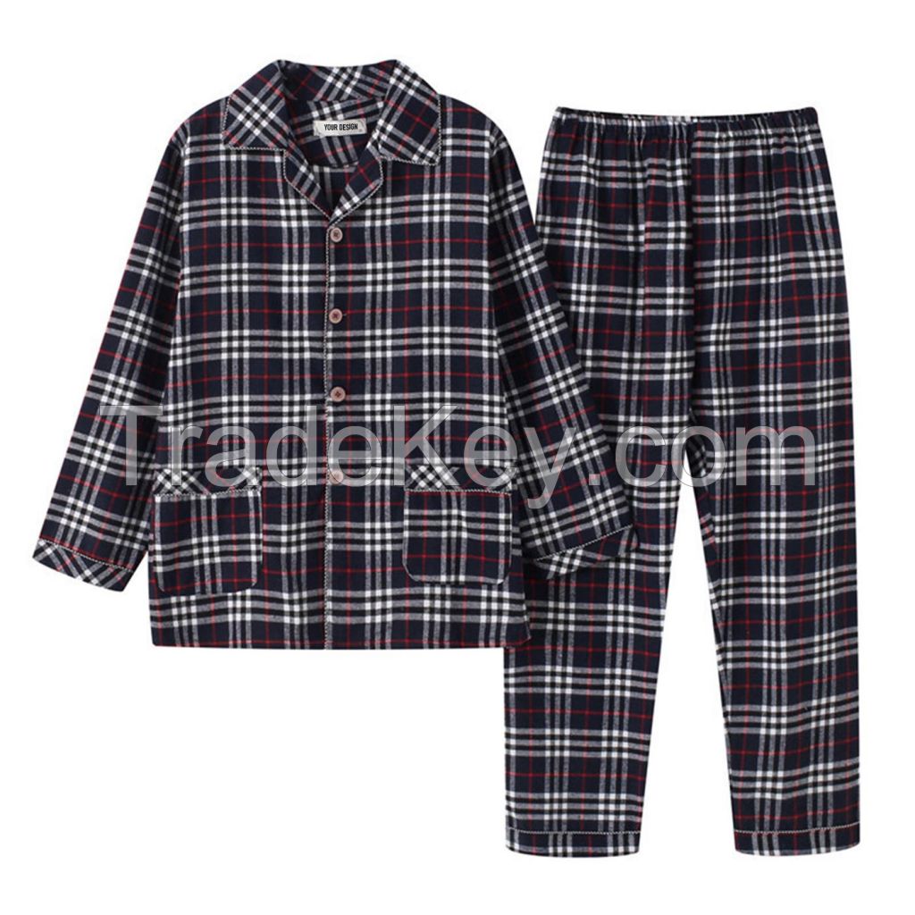 Warm Flannel Pajama For Men