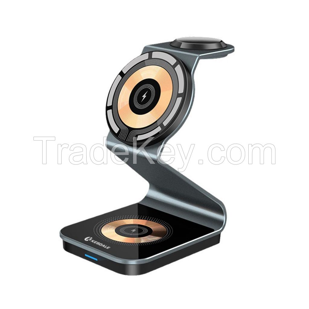 3 In 1 Magnetic Wireless Charging Stand