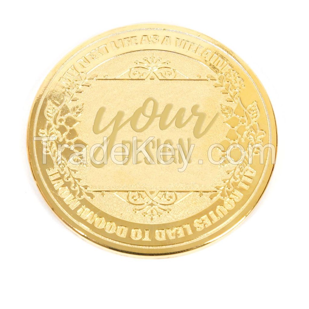 Custom Gold Plated Coin