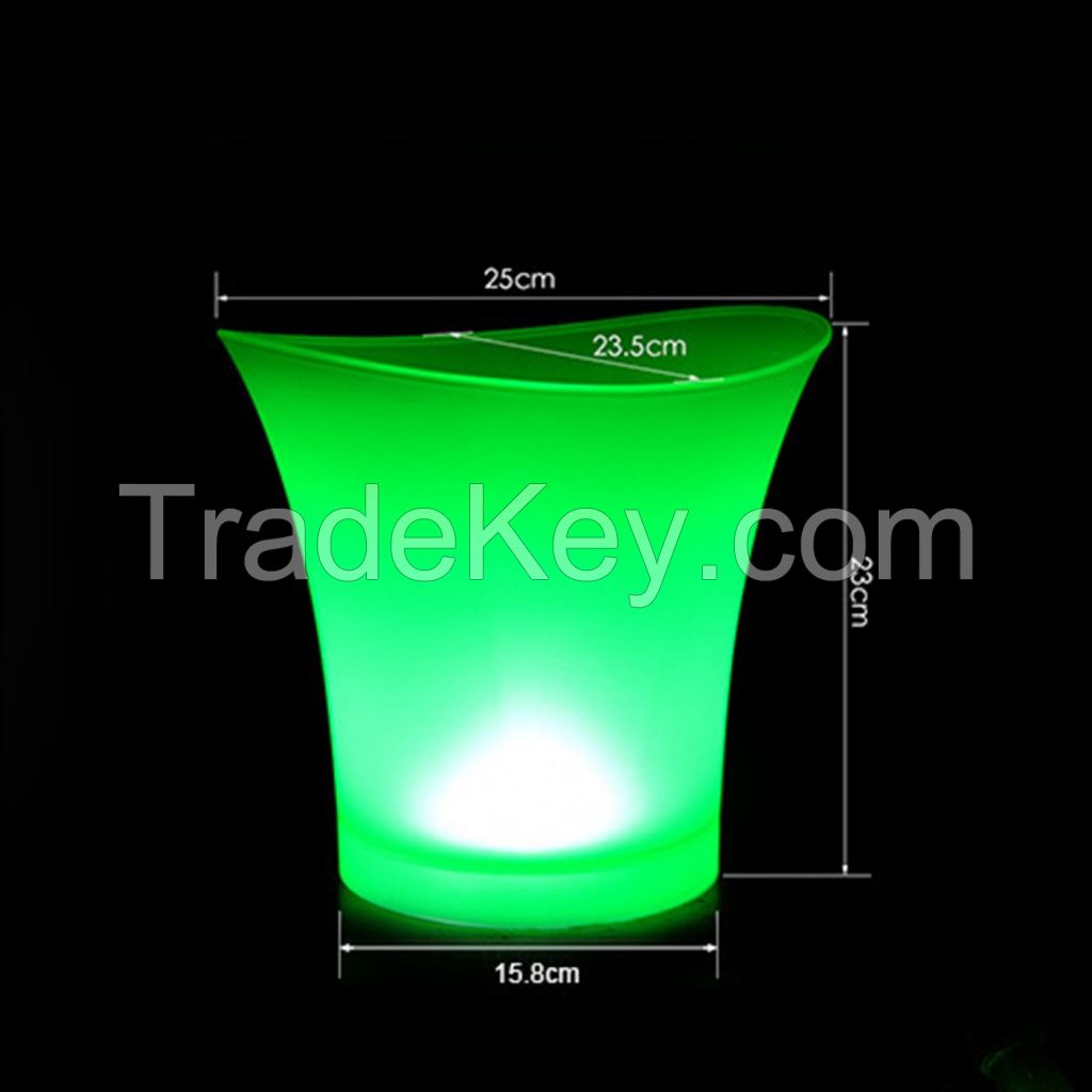 5L Frosted LED Ice Bucket