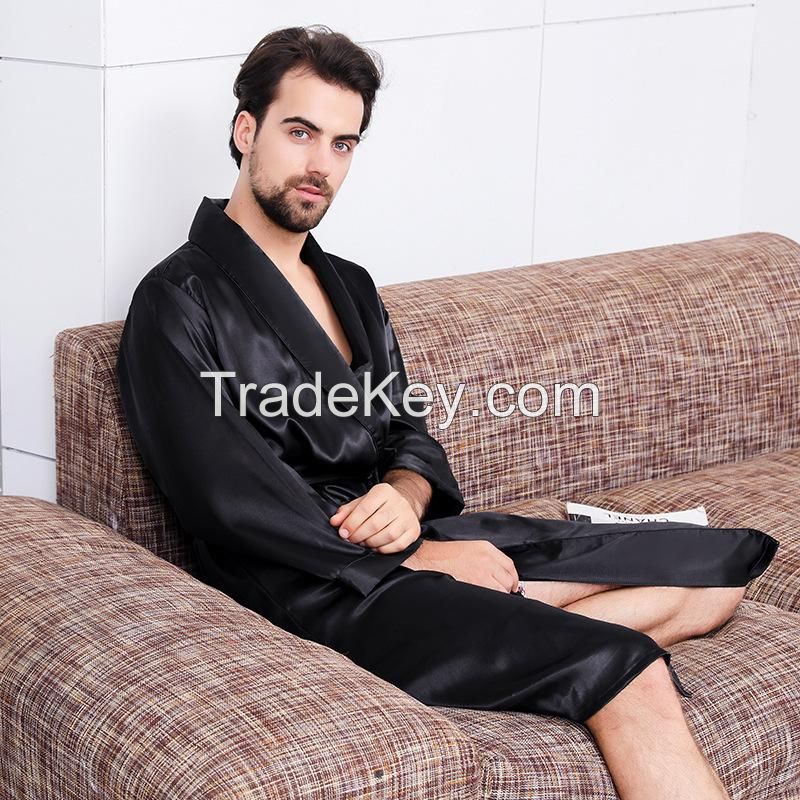 Men&#039;s Silk Pajama With 2 Pockets