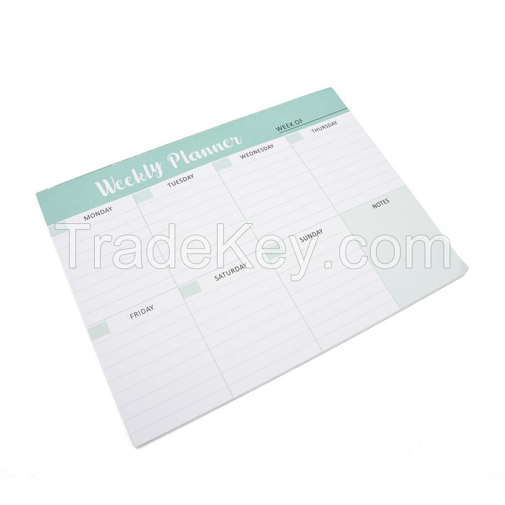 Tear Off Weekly Planner Pad