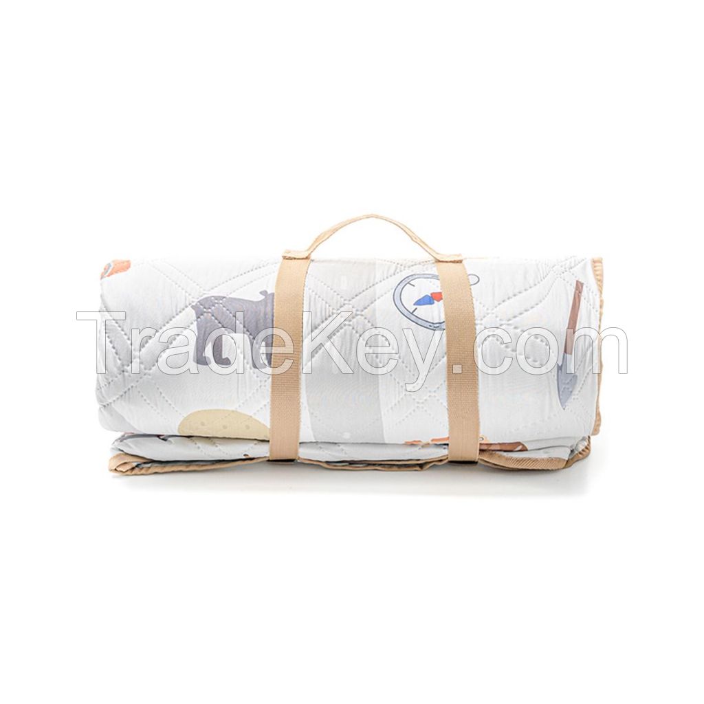 Roll Up Picnic Blanket With Carring Strap