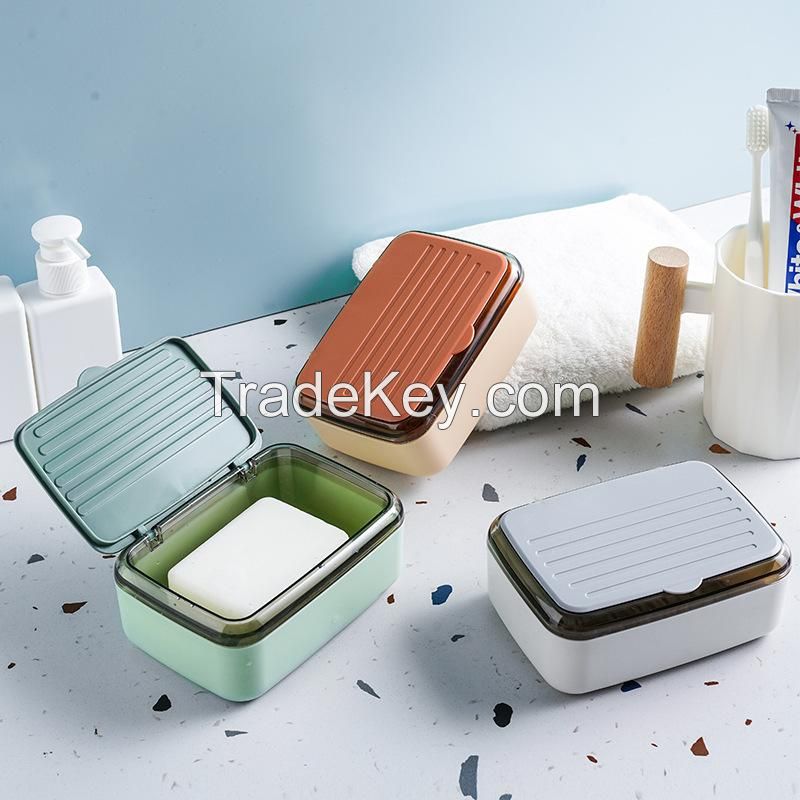 Plastic Portable Soap Case With Lid