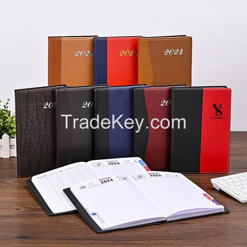 Custom 2024 PU Leather Diary