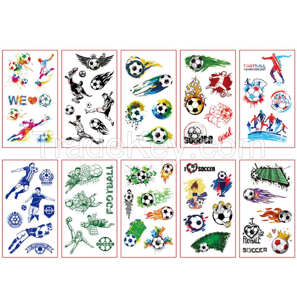 Soccer Tattoo Sticker For Kids