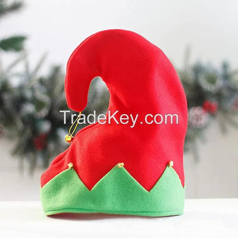 Felt Children&#039;s Christmas Elf Shoe And Hat Set