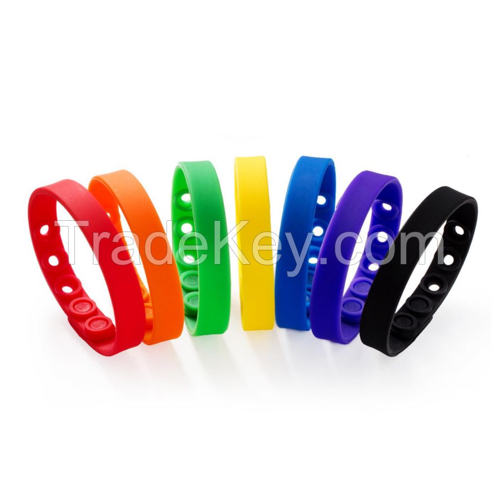 Custom Adjustable Silicone Wristband