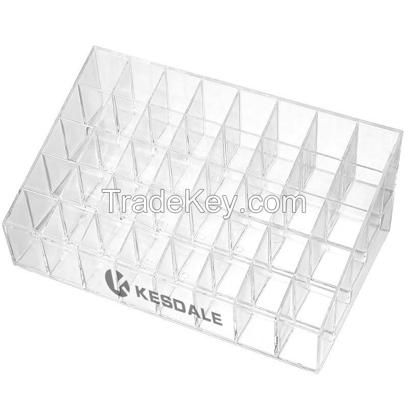 Clear Acrylic Cosmetics Display Stand