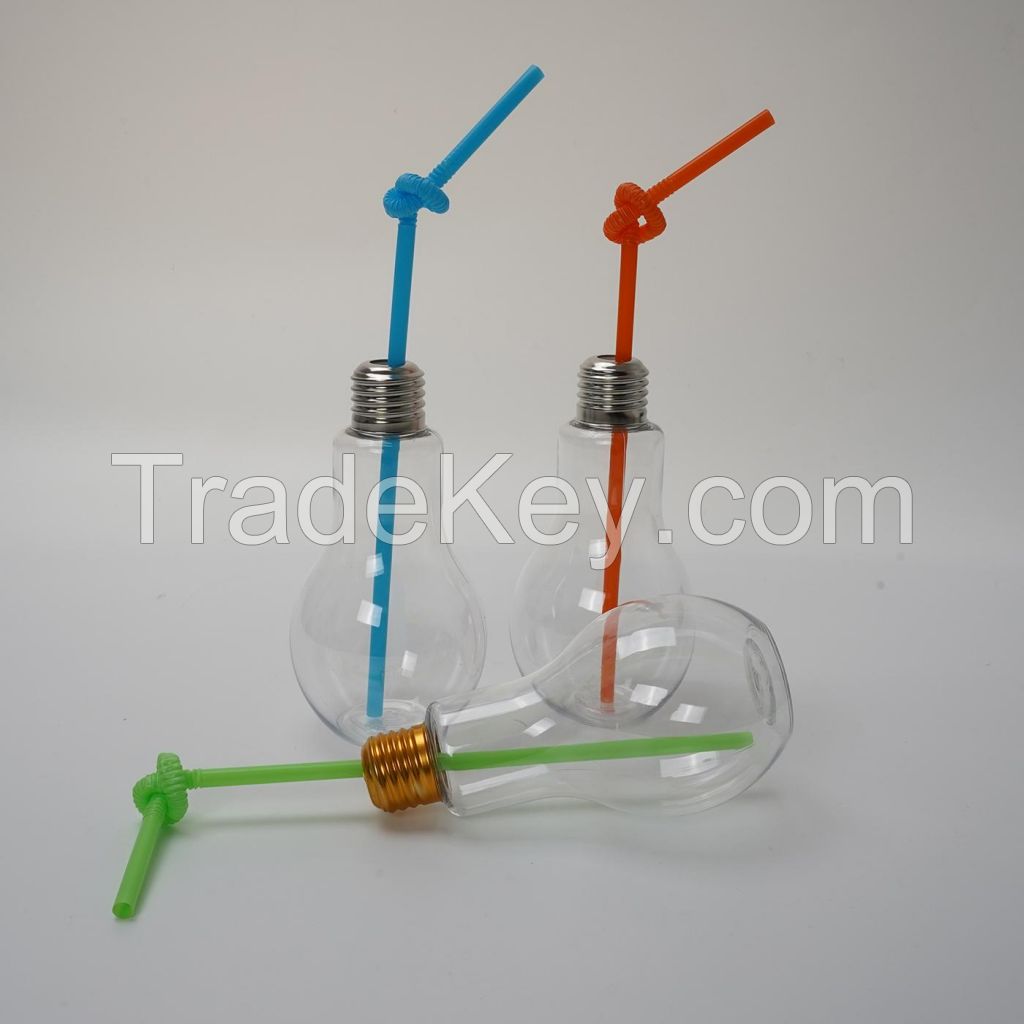 8.5 oz. PET Plastic Bulb Shaped Bottle