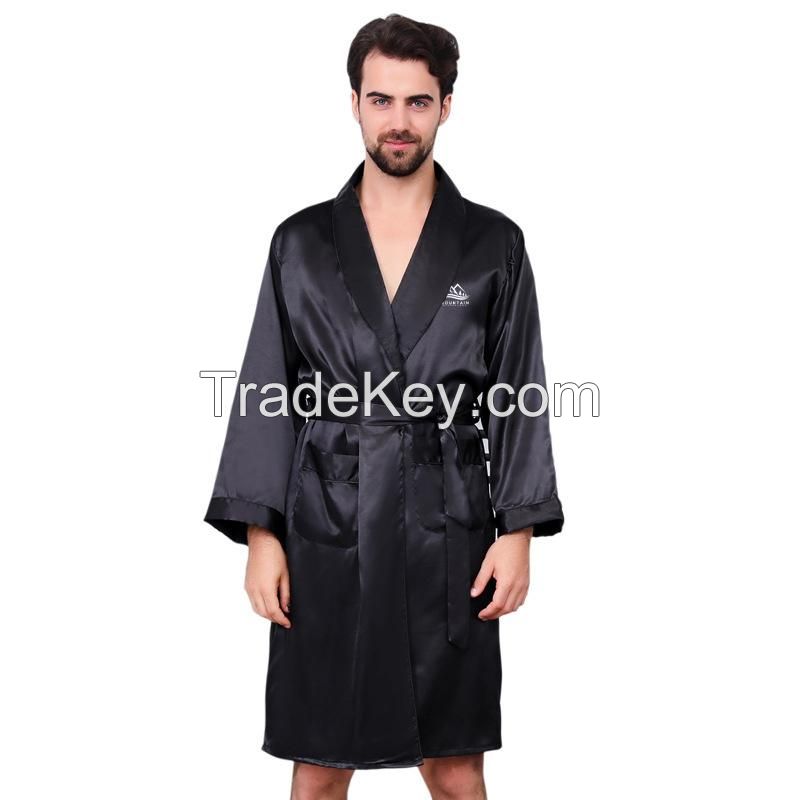 Men&#039;s Silk Pajama With 2 Pockets