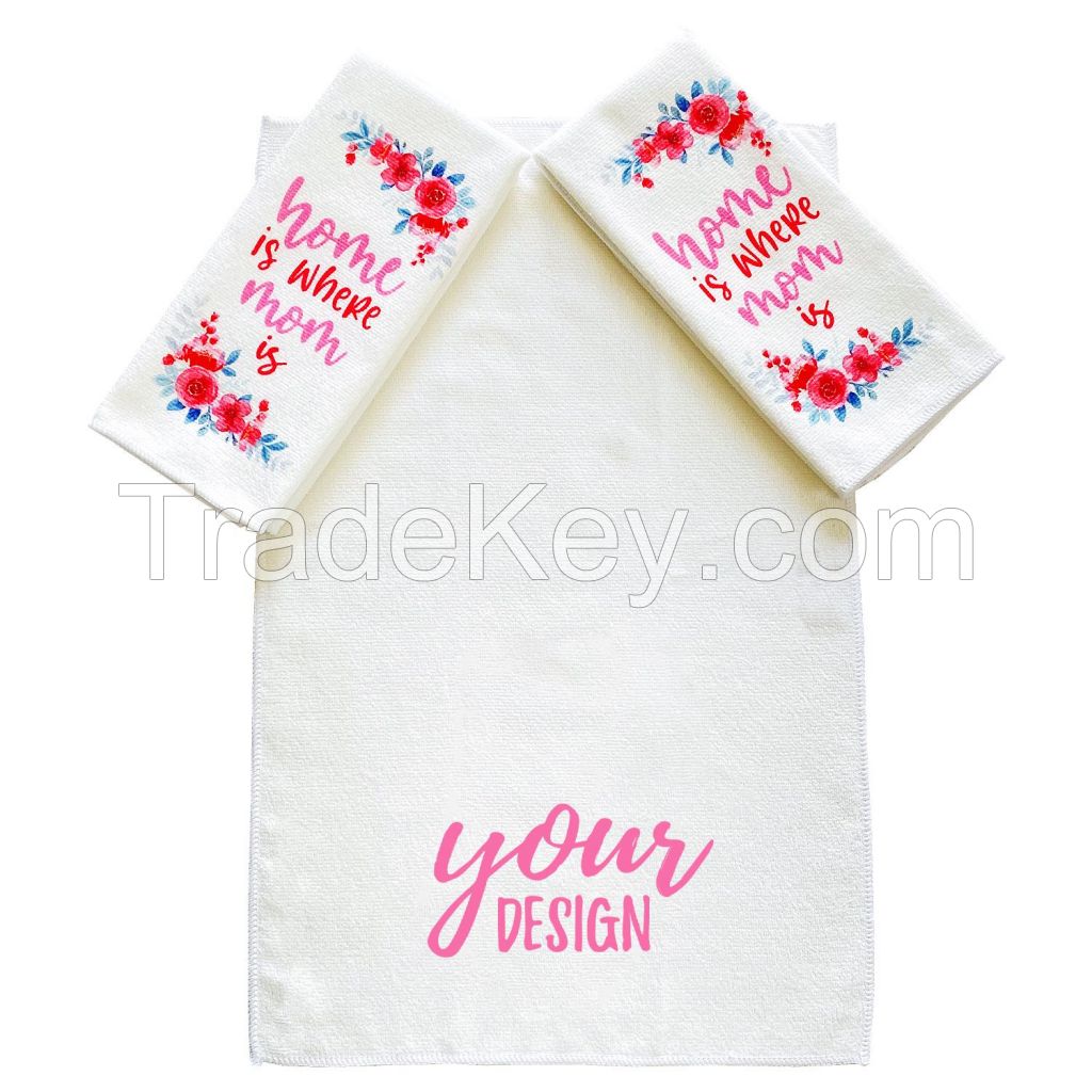 Microfiber Printed Dish Towel