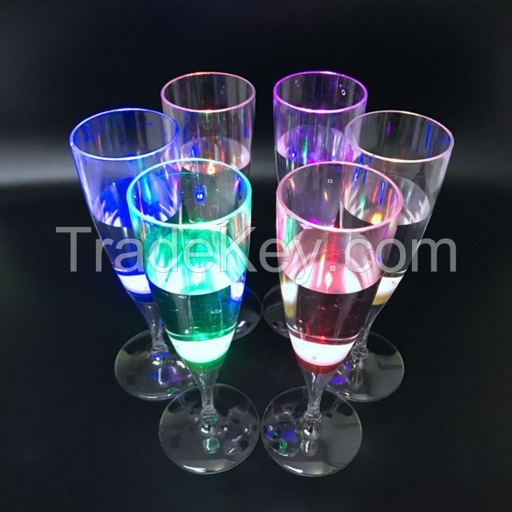 LED Light Up Champagne Glasses