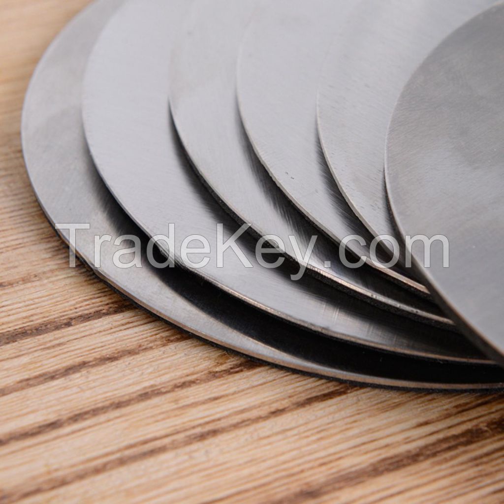 Stainless Steel Round Coasters With Holder