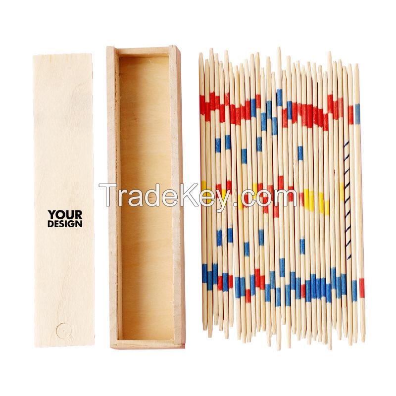 Wooden Thin Pick-up Stick Game