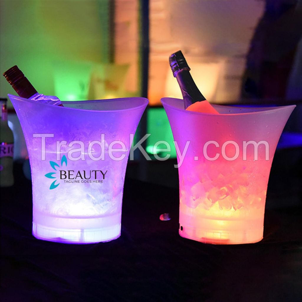 5L Frosted LED Ice Bucket