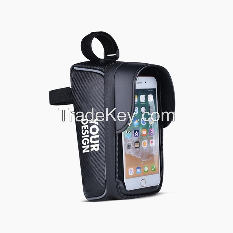 Touchscreen Bicycle Front Frame Bag