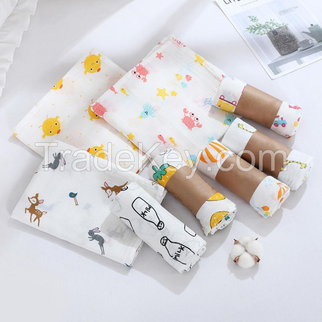 Baby Muslin Swaddling Cloth