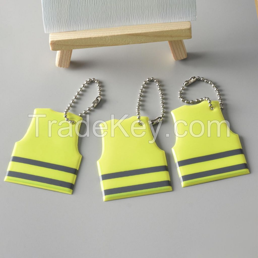 Mini Reflective Vest Keychain