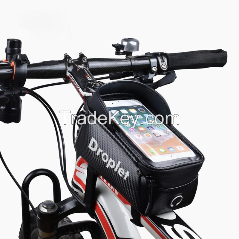 Touchscreen Bicycle Front Frame Bag