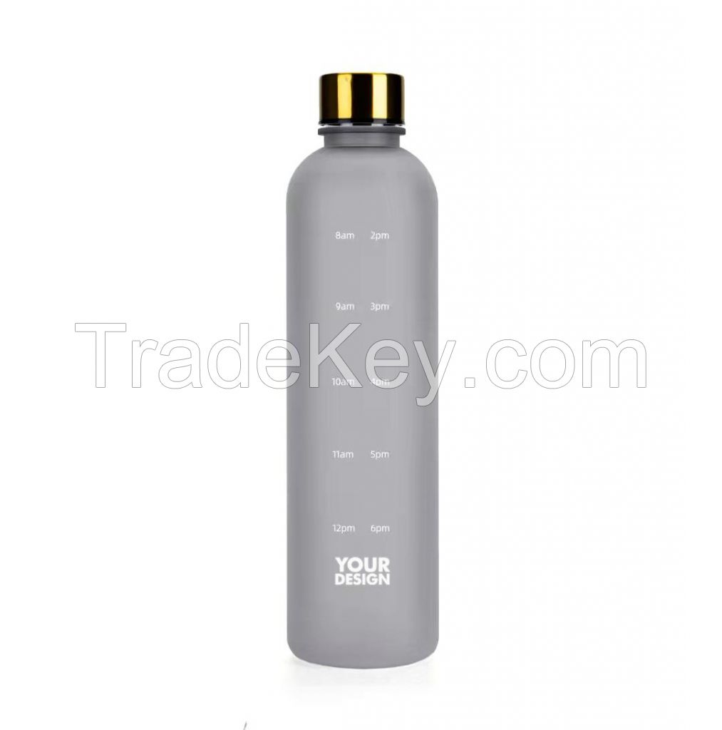 32 oz. Water Bottle With Time Marker