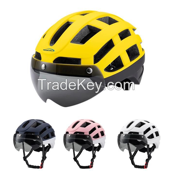 Cycling Helmet With Goggle