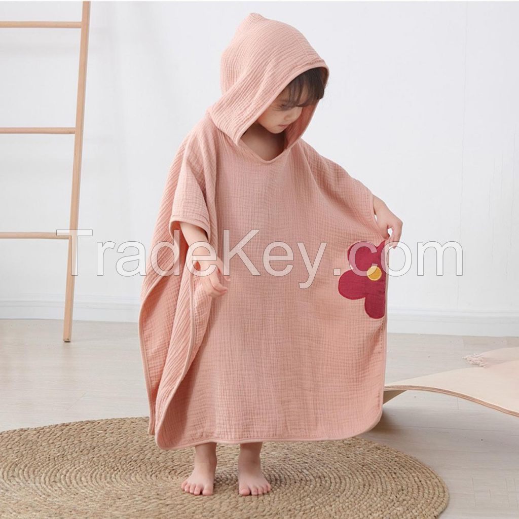 Hooded Baby Bath Poncho