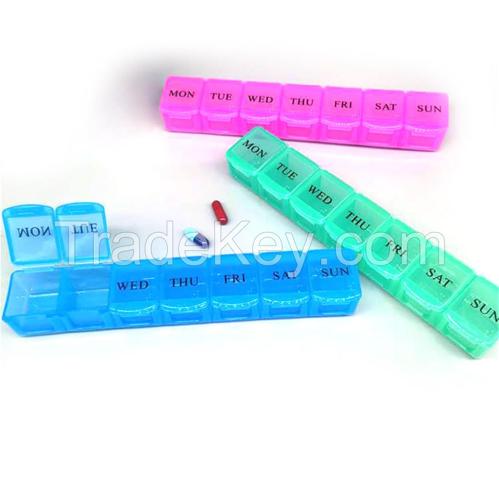 7 Day Pill Dispenser Tablet Box Organizer