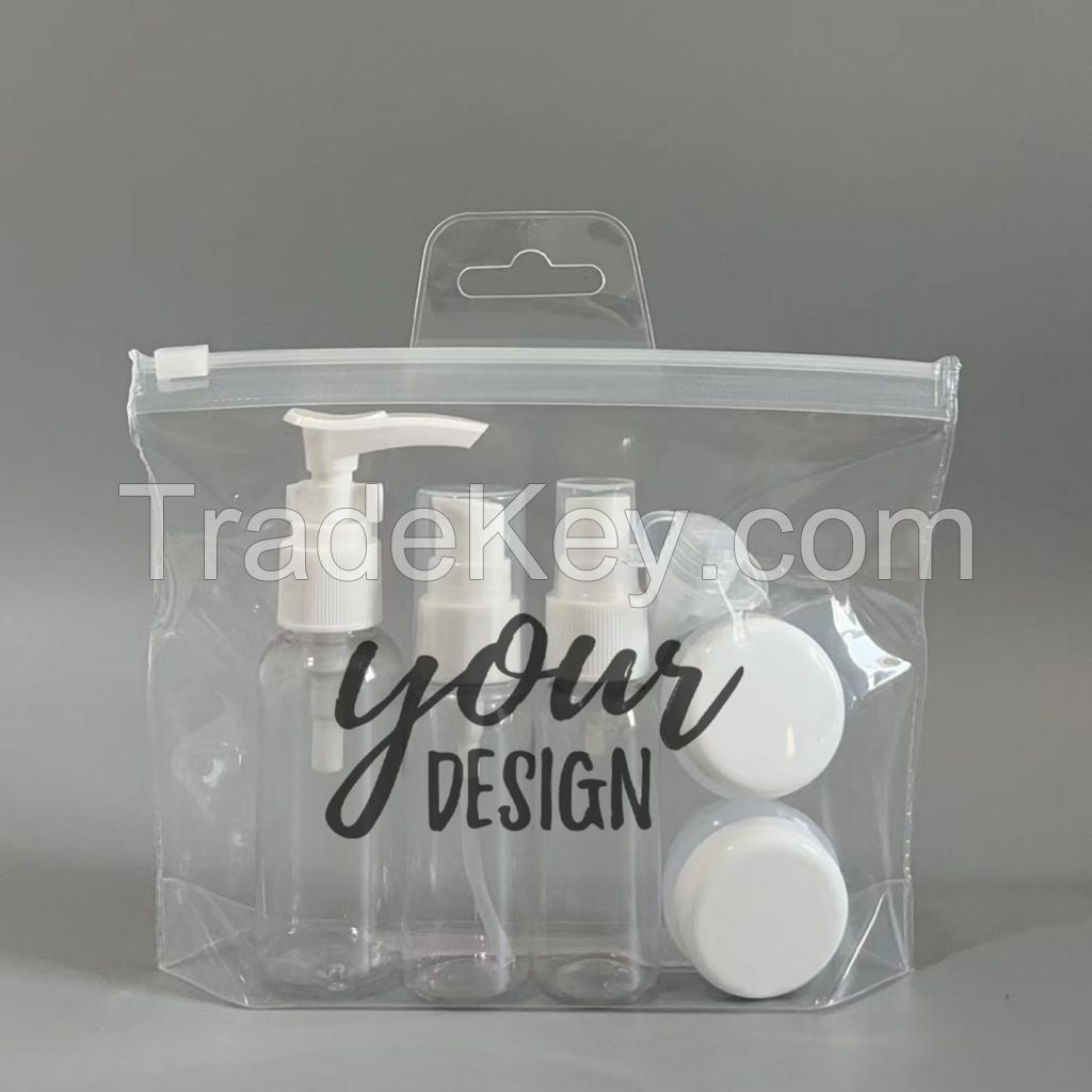 Clear Travel Bottles Set