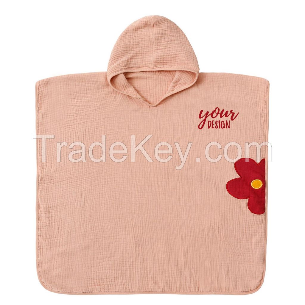 Hooded Baby Bath Poncho