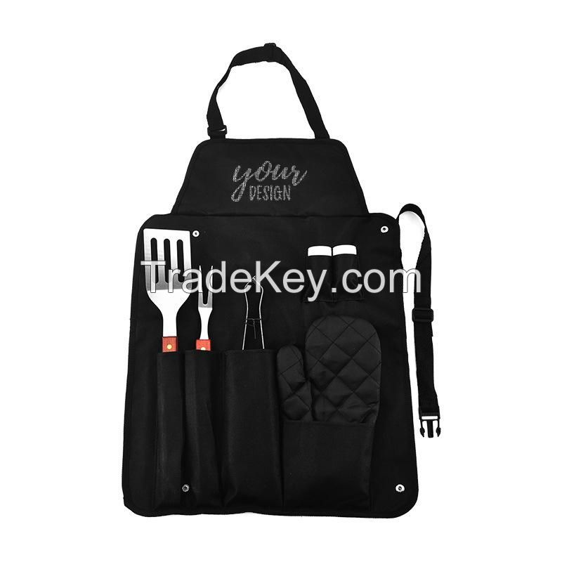 BBQ Apron And Utensil Set