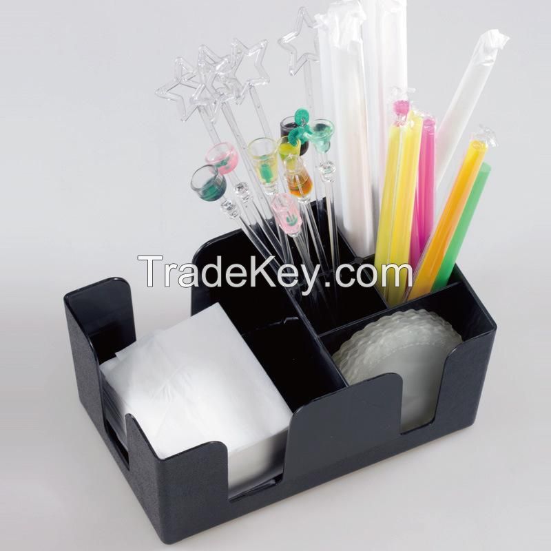 Multifunction Tissue Straw Case For Bar
