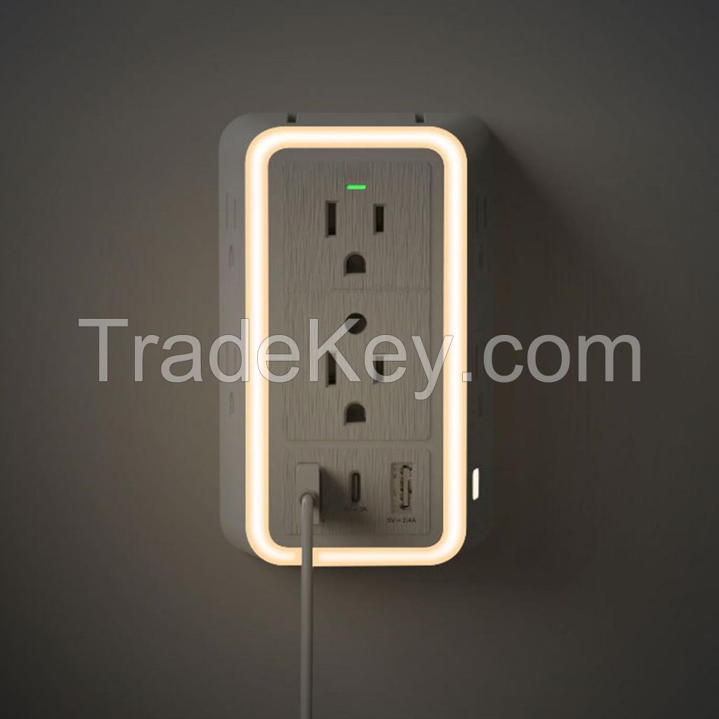 Surge Protector With Night Light